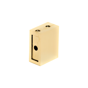 Conector stabilizare perete-țeavă 90° (30x10mm) KOR-318, gold