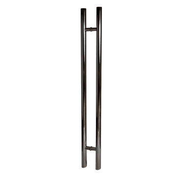 Mâner inox tip H (bilateral) KOR-633 (h-1200mm, int-900mm; Ø32mm), black